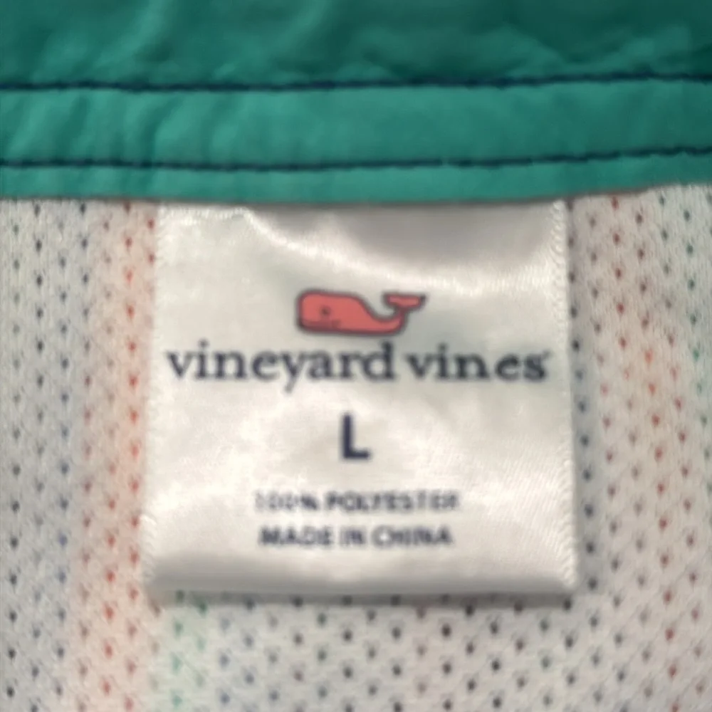 Vineyard‎ Vines Men’s Swim Trunks Mesh Liner Pockets Striped Multicolor Size L